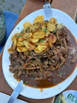 Leberragout Mit Bratkartoffeln